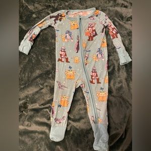 Little Sleepies zippy The Mandalorian sleeper 3-6 month